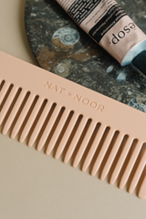 Wide Tooth Hair Comb - Petal