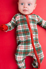 Christmas Plaid Bamboo Sleeper