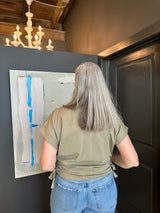 Side Scrunch Tee 2 Colors!