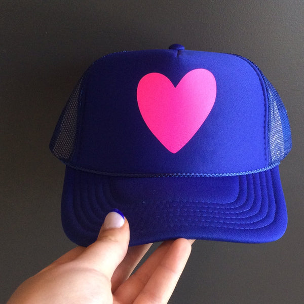Royal Heart Trucker Hat