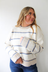 Round Neck Long Sleeve Sweater Top
