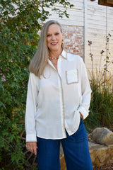 Parker Scalloped Shirt