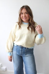 Daisy Colorblock Stripe Sweater