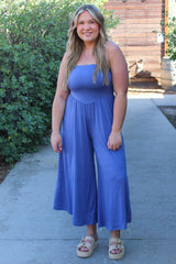 Tube Strapless Flare Jumpsuit