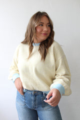 Daisy Colorblock Stripe Sweater