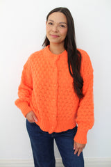 Textured Balloon Sleeve Cardigan 2 Colors!