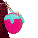 Strawberry Coin Purse Keychain