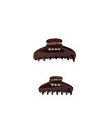 Kaxi Chocolate Brown With Pearl Acetate Claw