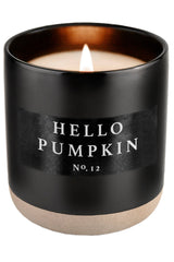Black 12 oz Soy Candle