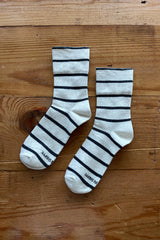 Wally Socks: Breton Stripe