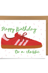 Tennis Shoe Birthday Card