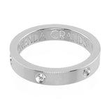Gold Tennis Ring Band
