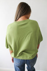 Basic Short Sleeve Sweater