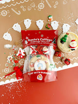 Santa's Cottage Milk & Cookies Kid Dough Play Kit