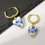 Ceramic Pearl Drop Earrings