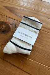 Wally Socks: Breton Stripe