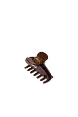 Kaxi Chocolate Brown With Pearl Acetate Claw