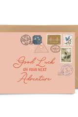 Good Luck On Your Adventure Card