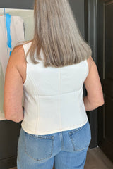 RISEN V-Neck Button Down Vest