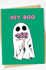 Hey, Boo Ghost Halloween Card