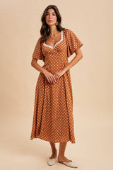 Belle Polka Dot Maxi Dress