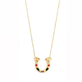 Lainey Crystal Horseshoe Necklace