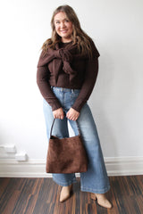 GREYLIN Yumi Sweater Top/Shawl Set