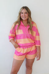 Stripe Seam Shorts
