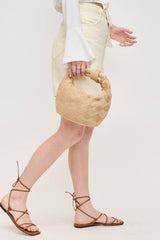 Tracy - Straw Knot Clutch