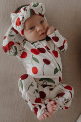 Bamboo Zip Pajamas | Cherry