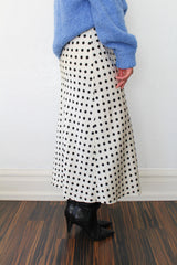 Polka Dot Slip Skirt