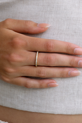 Dainty Tennis Ring