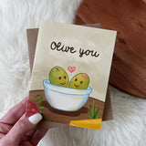 Olive You Valentine's Day Card