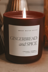 Gingerbread and Spice 15 oz Soy Candle