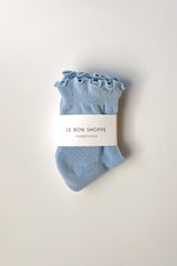 Ruffled Hugger Crew Socks