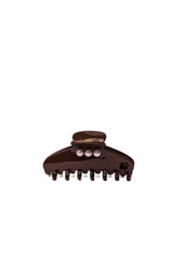 Kaxi Chocolate Brown With Pearl Acetate Claw