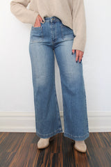 Micro Patch Pocket Wide Leg
