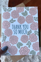 Thank You So Much Floral Card