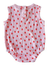 Pink Strawberry Bubble Onesie