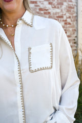 Parker Scalloped Shirt
