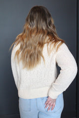 Textured V-Neck Cardigan