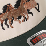 Wild Three Horses Trucker Hat