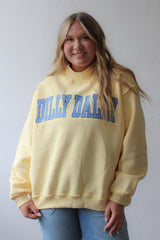 Dilly Dally Reversible Mockneck Sweatshirt