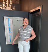 Beige Sloane Sweater Vest