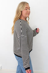 Loose Fit Cotton Sweater Top