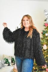 Himari Metallic Fringe Jacket