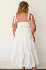 Pleated Midi Dress