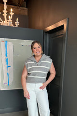 Beige Sloane Sweater Vest