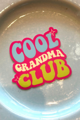 Cool Grandma Club Sticker