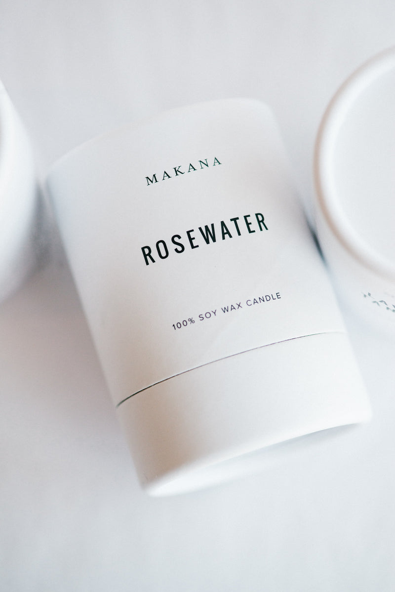 Rosewater - Petite Candle 3 oz